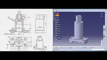 CATIA V5- Basic Part design tutorial 4 | Manufacturing Basis Design