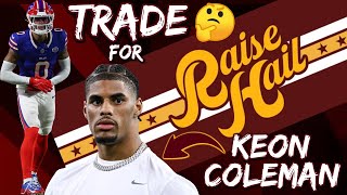 Should Commanders TRADE For Bills WR Keon Coleman? ESPN's Dan Graziano Made Offer, WOULD YOU DO IT?