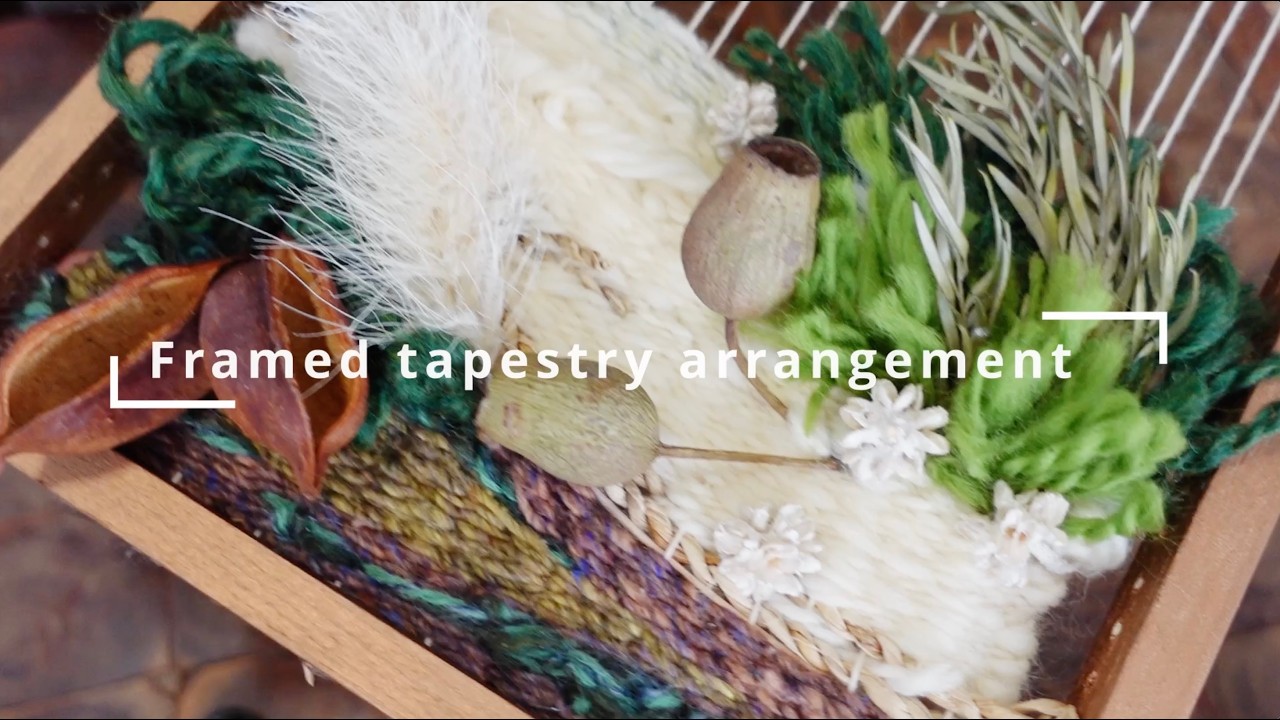 【フレーム入りタペストリーアレンジメント】Framed tapestry arrangement | l'atelier bois アトリエボア