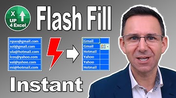 Use Flash Fill to Instantly Get Names from Email Addresses in Excel