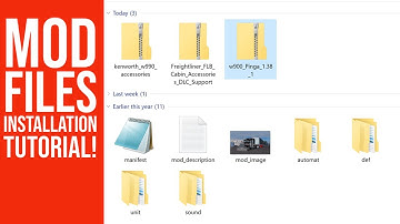 How To Install and Identify Mod Files on American Truck Simulator