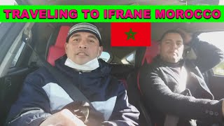 TRAVELING TO IFRANE MOROCCO TO ENJOY THE SNOW PART 1