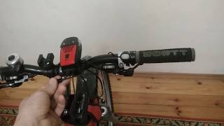 Upgrading the Meilan X1 Upgrade bike headlight - upgrading the remote button on the bike handlebar