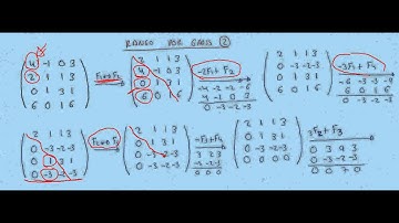 Rango de matrices por Gauss 2