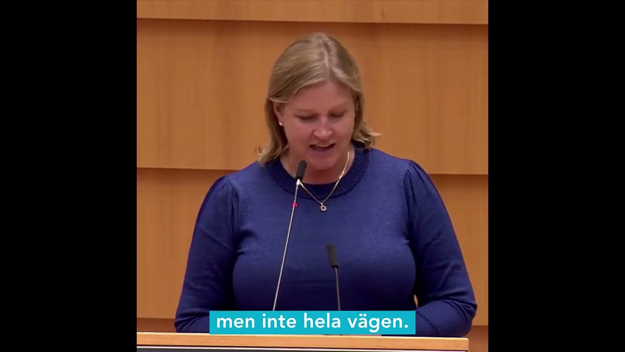 Karin Karlsbro plenardebatt om företagens hållbarhetsrapportering 9/11/22