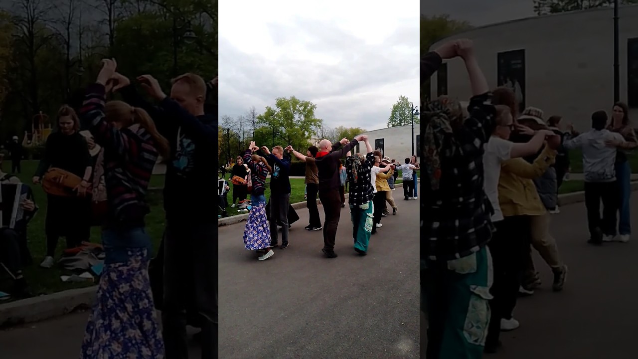 Balfolk open air  #russiavlog #balfolk #waltz #folkdance #openair