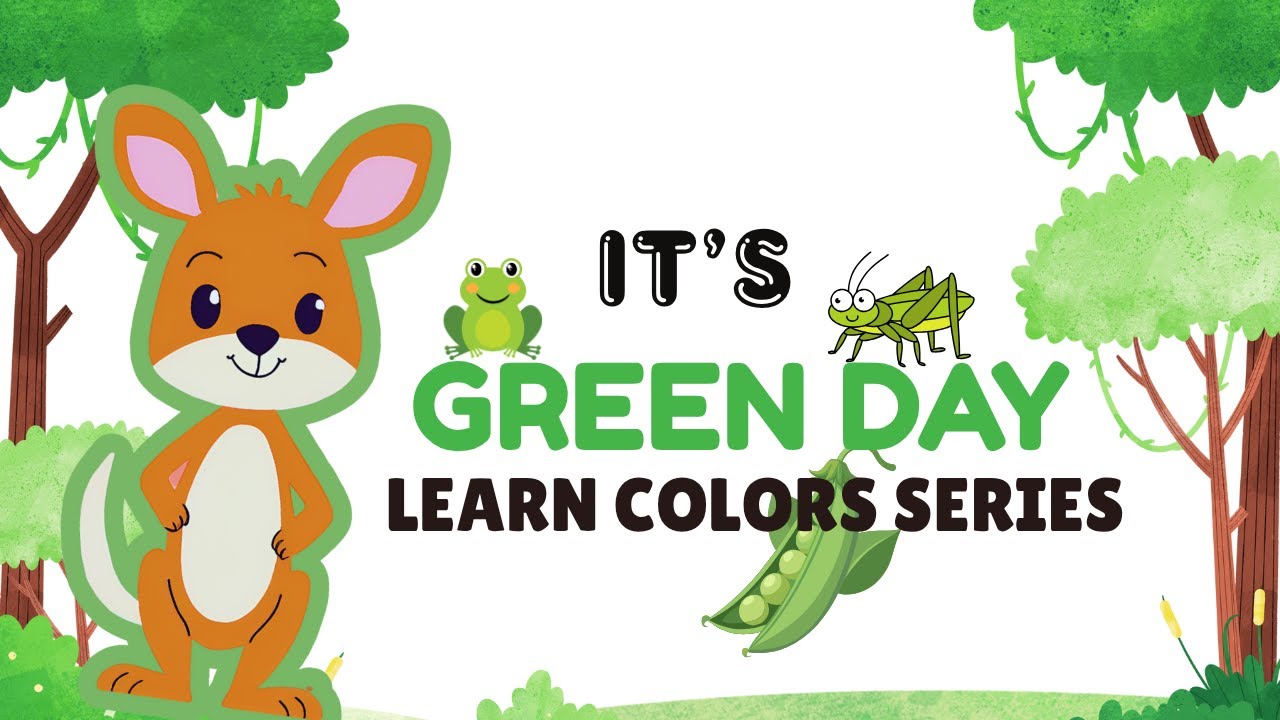 Colors Adventure: Green Day! | Learn Colors with Kangaroo