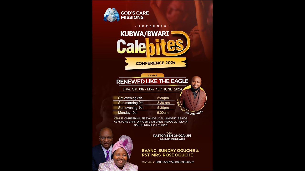 evangelist-sunday-oguche-kubua-calebite-conference-2024-youtube