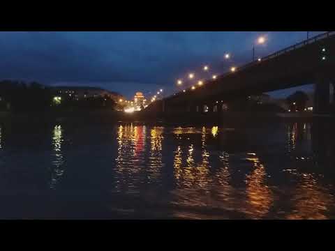 Омск вид ночью