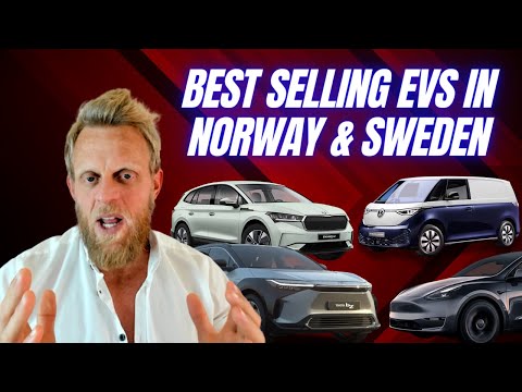 The 10 best selling electric cars in Sweden and Norway in 2023