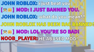 An arsenal MOD banned me, so i got revenge | ROBLOX