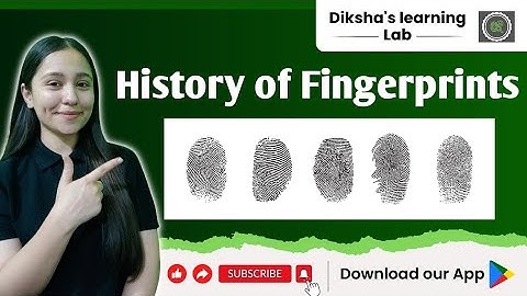Fingerprints || History of Fingerprint || Forensic Science History of Fingerprint ||