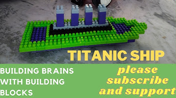 building blocks ship/Titanic ship/building blocks/building blocks for kids/blocks building ship/