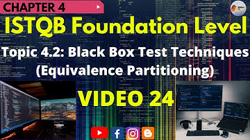 ISTQB Foundation Level|CH#4: Test Techniques | Topic 4.2: Black Box (Equivalence Class) | Video 24 |