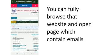Scrape Emails From Webpage or Website using Android - DigLead Tutorial screenshot 5