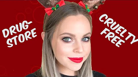 EASY DRUGSTORE + CRUELTY FREE CHRISTMAS MAKEUP LOO...