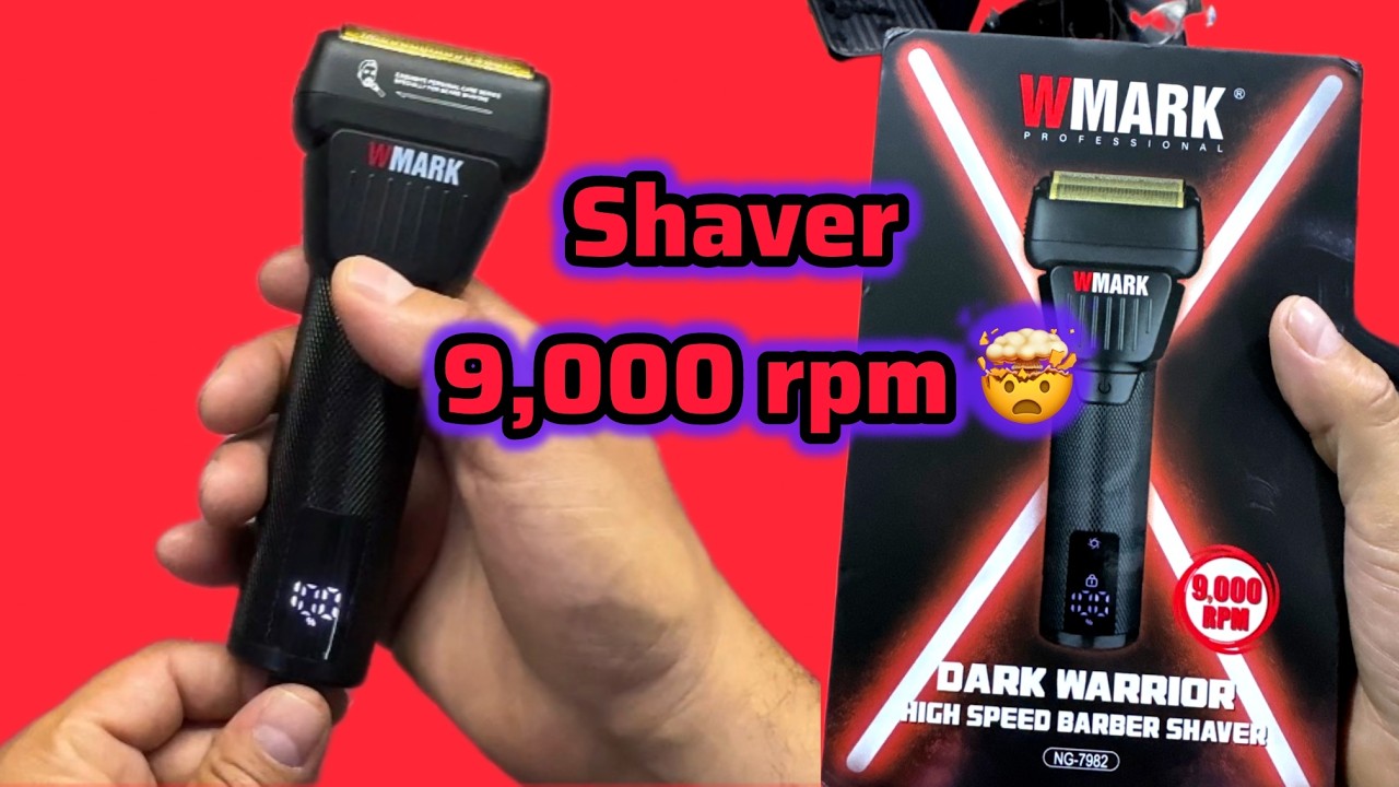 Unboxing and Review of the WMARK NG-7982: The 9,000 RPM Shaver You