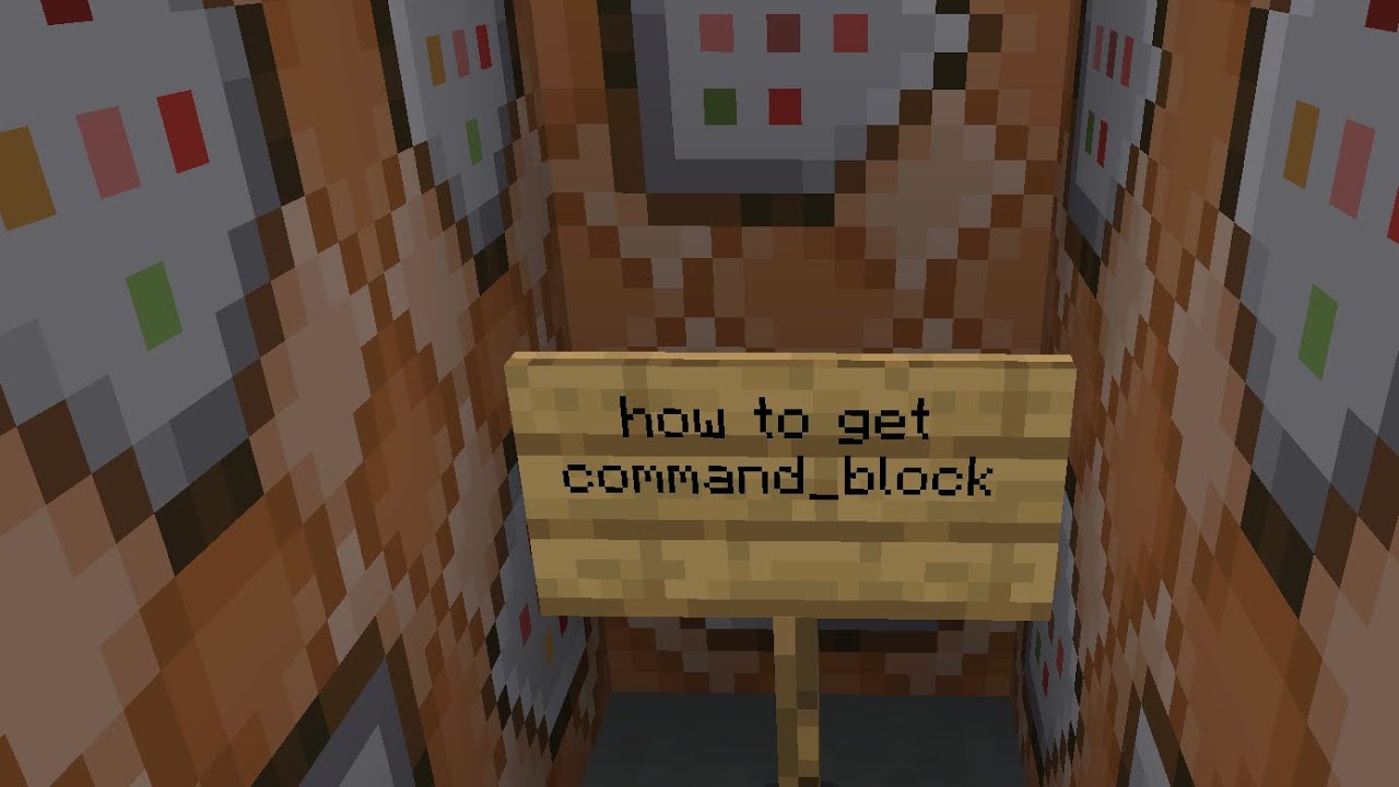 How to get command_block in minecraft (no cheats) - YouTube