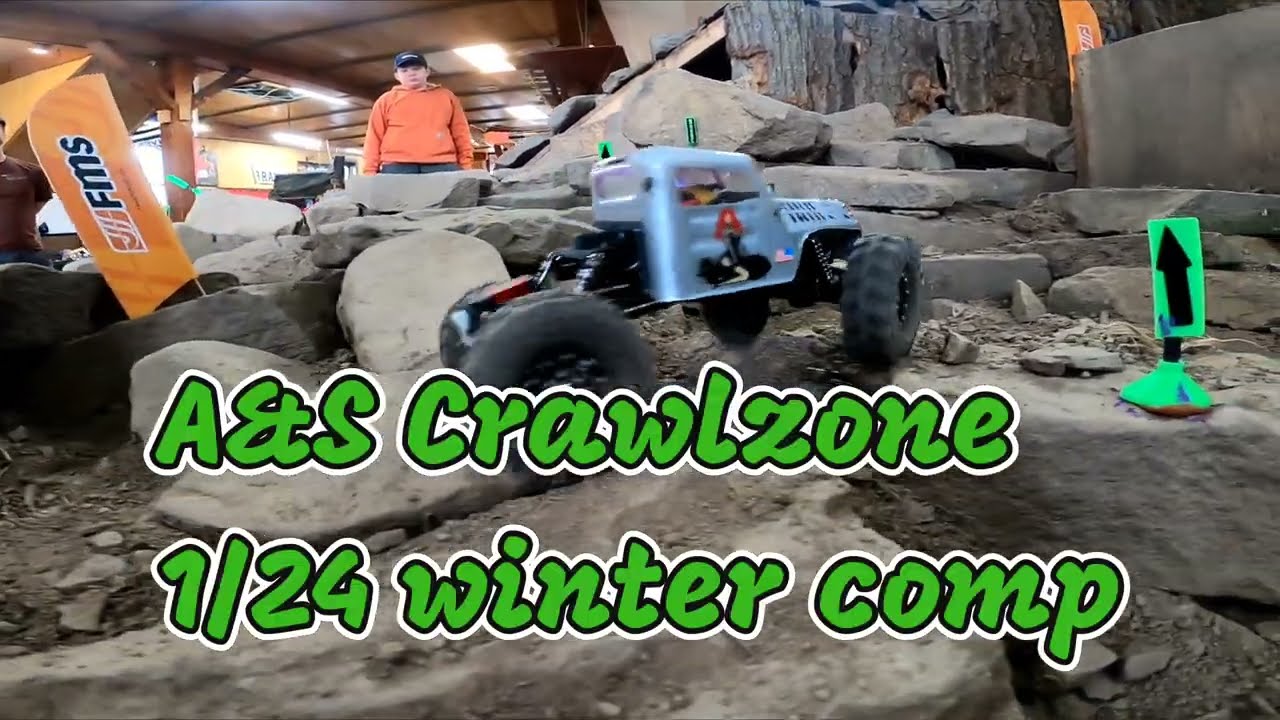 1/24 scale winter comp series at A&S Crawlzone. scx24