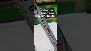 10mm=1cm=100cm=1meter=1000mm=1meter