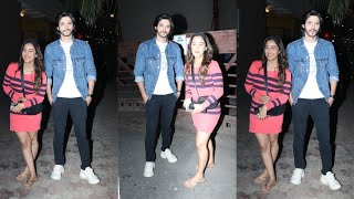 Srishty Rode Rohan Mahra Snapped Post Dinner In Mumbai Today. | Shristi Rode | Rohan Mehera |