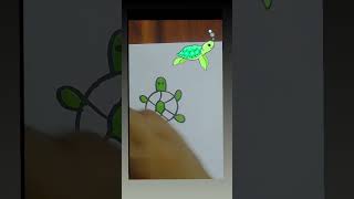 #easy art turtle # kids drawing art class #easy drawing for kids#shorts#drawing