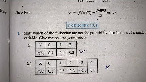 EX 13.4 Q1 TO Q9 SOLUTIONS OF PROBABILITY NCERT CHAPTER 13 CLASS 12th(PART1)