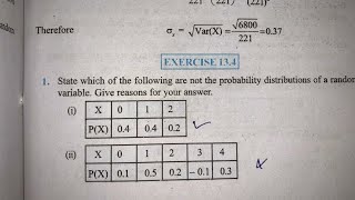 EX 13.4 Q1 TO Q9 SOLUTIONS OF PROBABILITY NCERT CHAPTER 13 CLASS 12th(PART1)