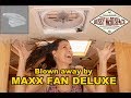 Installing a Maxx Fan Deluxe in our Skoolie Bedroom!