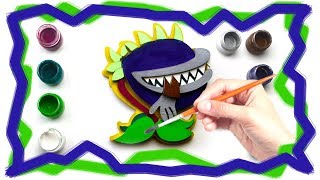 Plant Chomper from Plants VS Zombies coloring Magic Forms screenshot 5