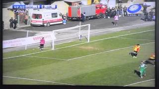 Göztepemiz - Giresunspor Cihan Yılmazın Direk Dibinden Dışarı Çıkan Frikiği