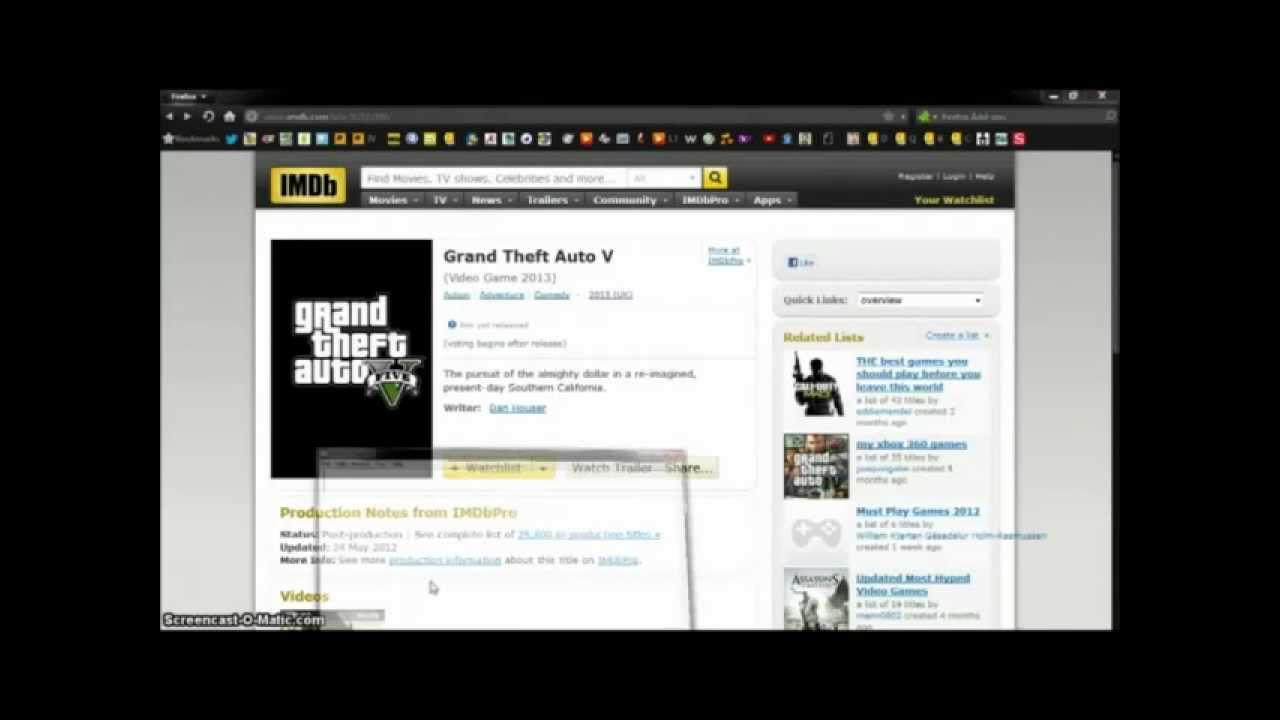 GTA V Release date - IMDb