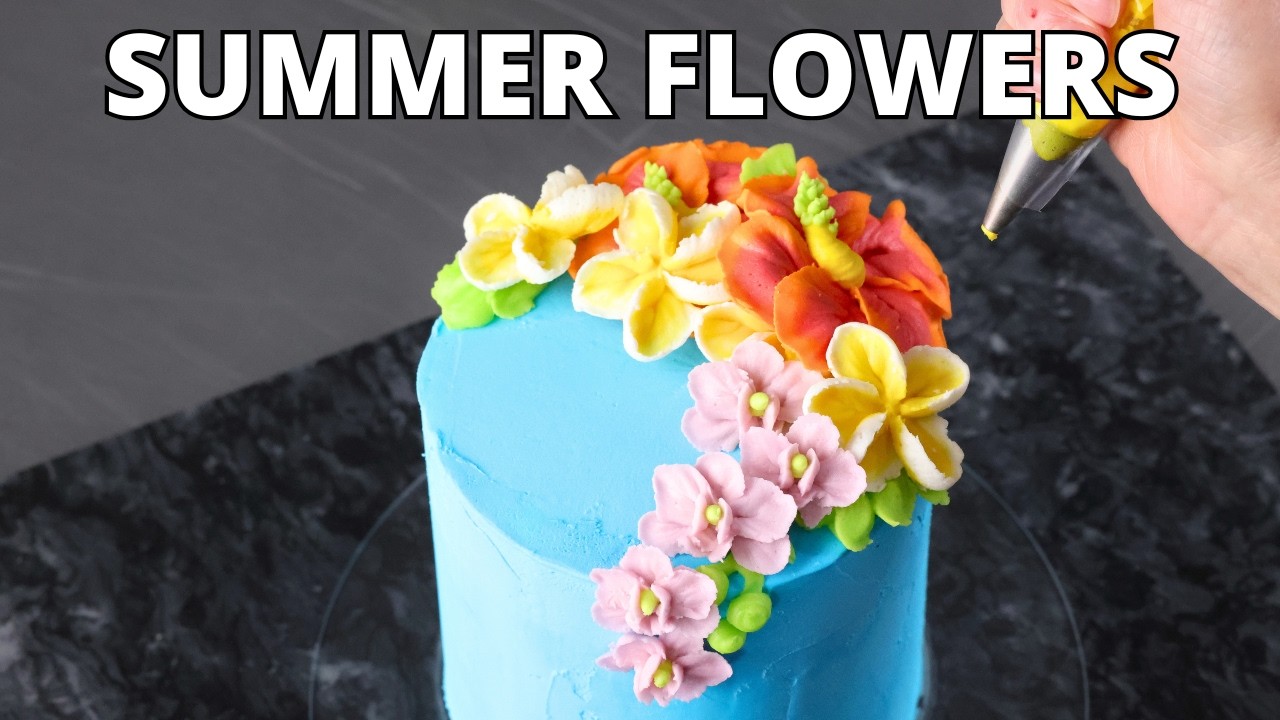 3 Buttercream Flowers You Should Try This Summer