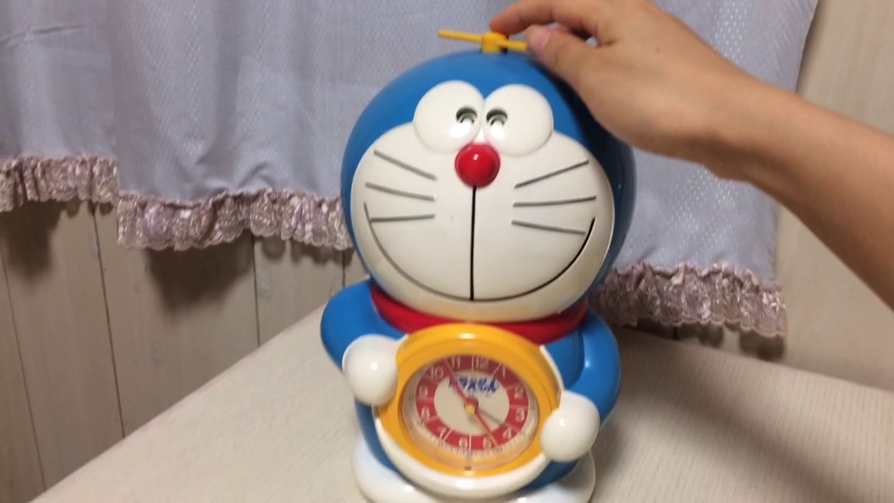 DORAEMON alarm clock ドラえもん Japan voice actress Nobuyo ooyama YouTube