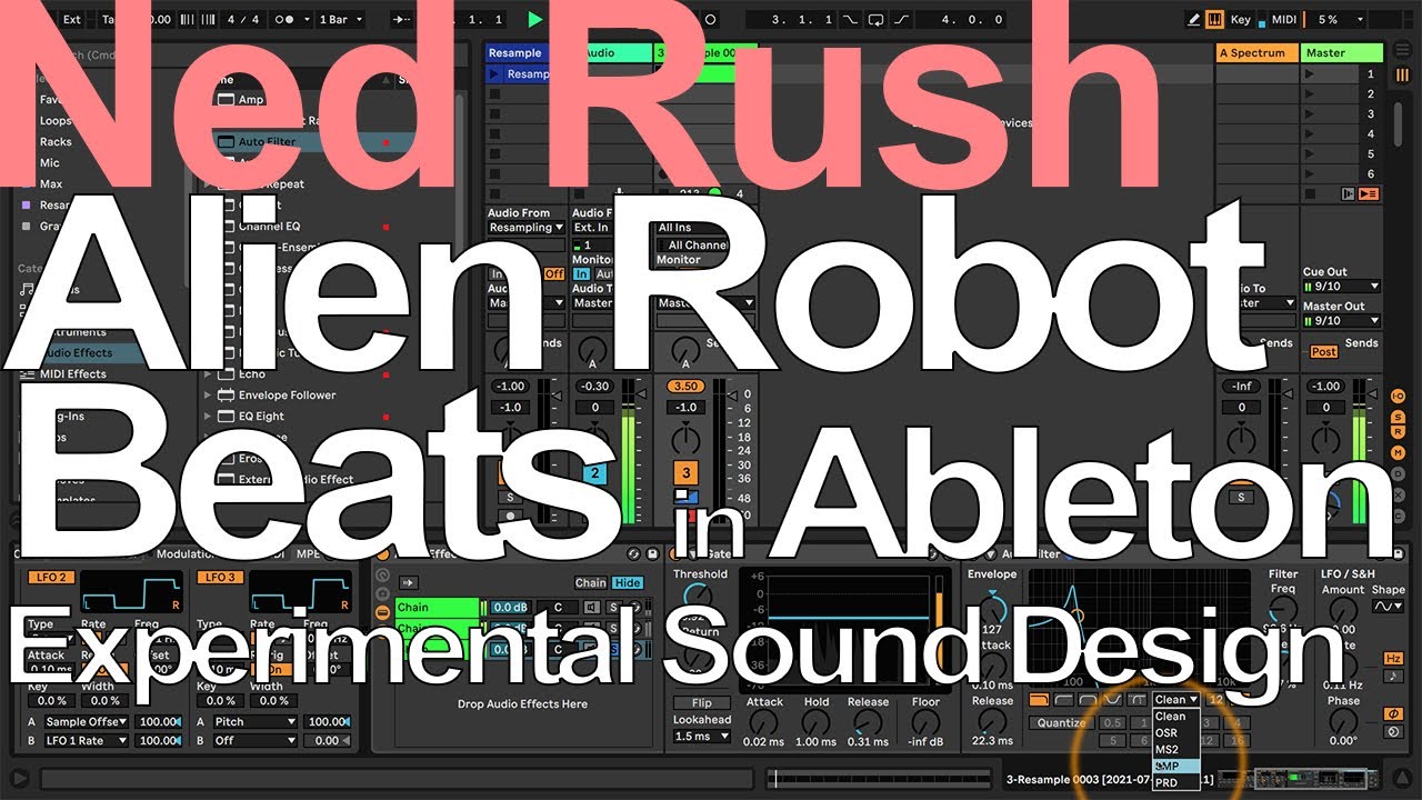 Alien Robot Beats in Ableton (Experimental Sound Design) - Ned Rush