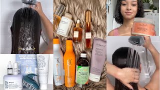 Hair Care Routine /Hair Wash Day Routine -compilation 2021