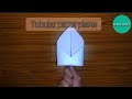 How to make the a unique tubular paper plane , Best jet fastest flying plane super longest plane 🤩✈️
