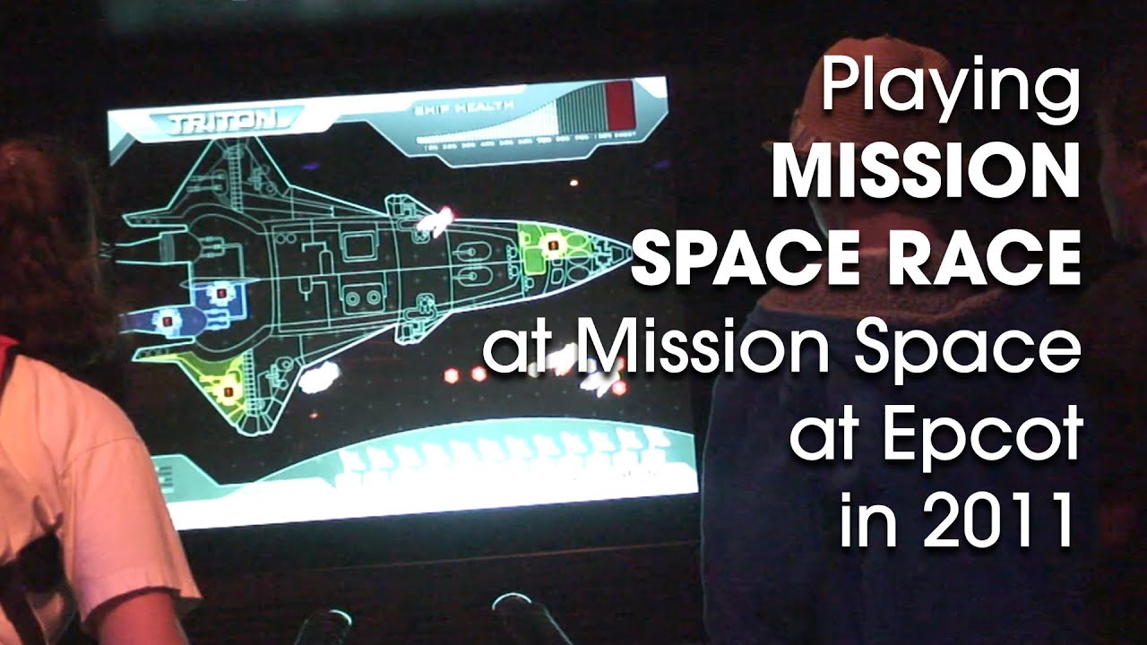 Playing Mission Space Race At The Mission: Space Pavilion At Epcot - October 11,  2011
