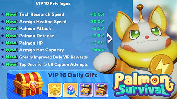 Palmon Survival Ultimate VIP Guide (Earn More Pallites and Upgrade VIP Faster!)