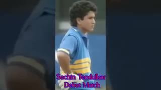 Sachin Tendulkar debut match history | #sachintendulkar #sachin #cricket #unknownfacts #historyfacts