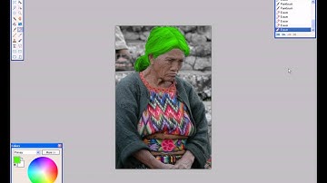 Paint.net Tuts / Lesson 2. How to change the color of someones hair