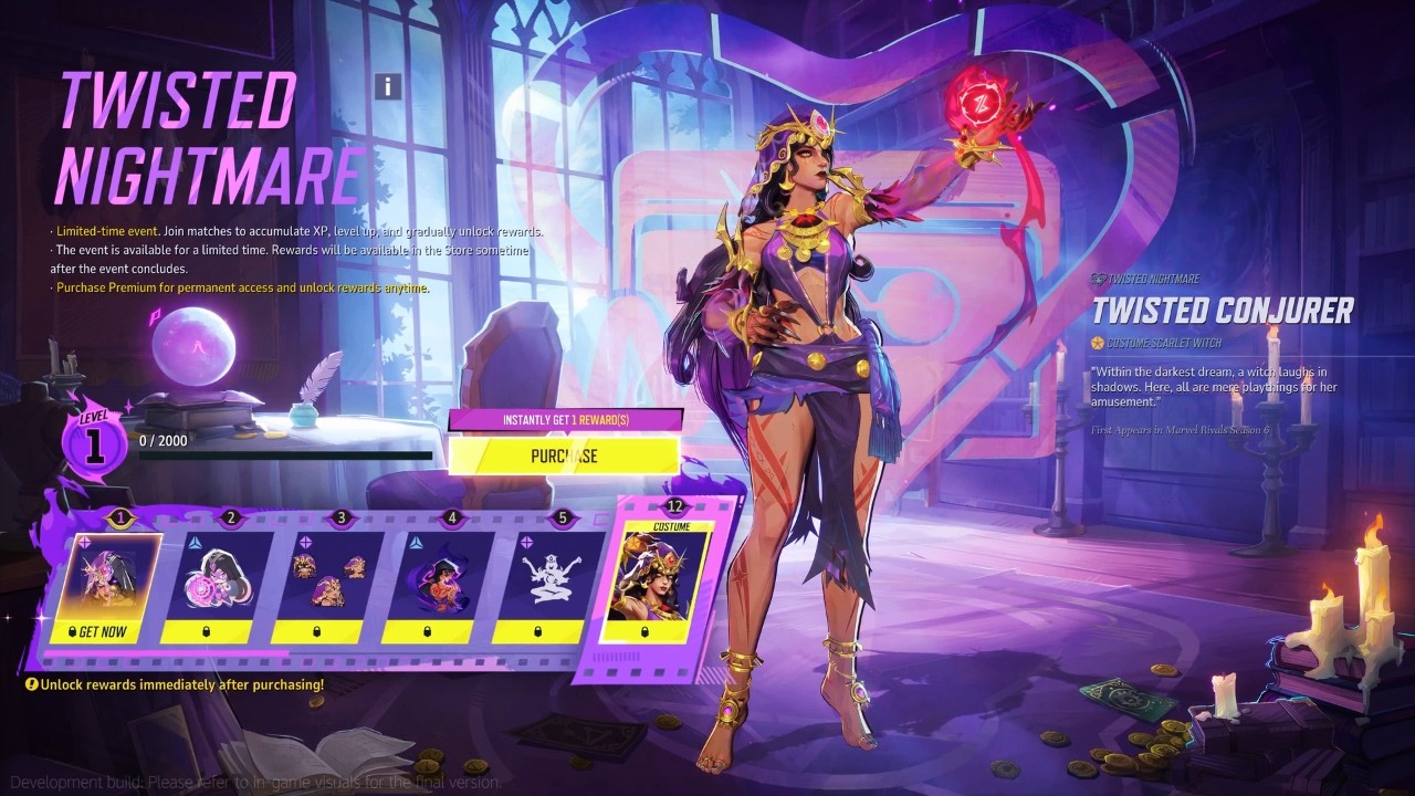 Twisted Nightmare Event Pass Showcase - Marvel Rivals