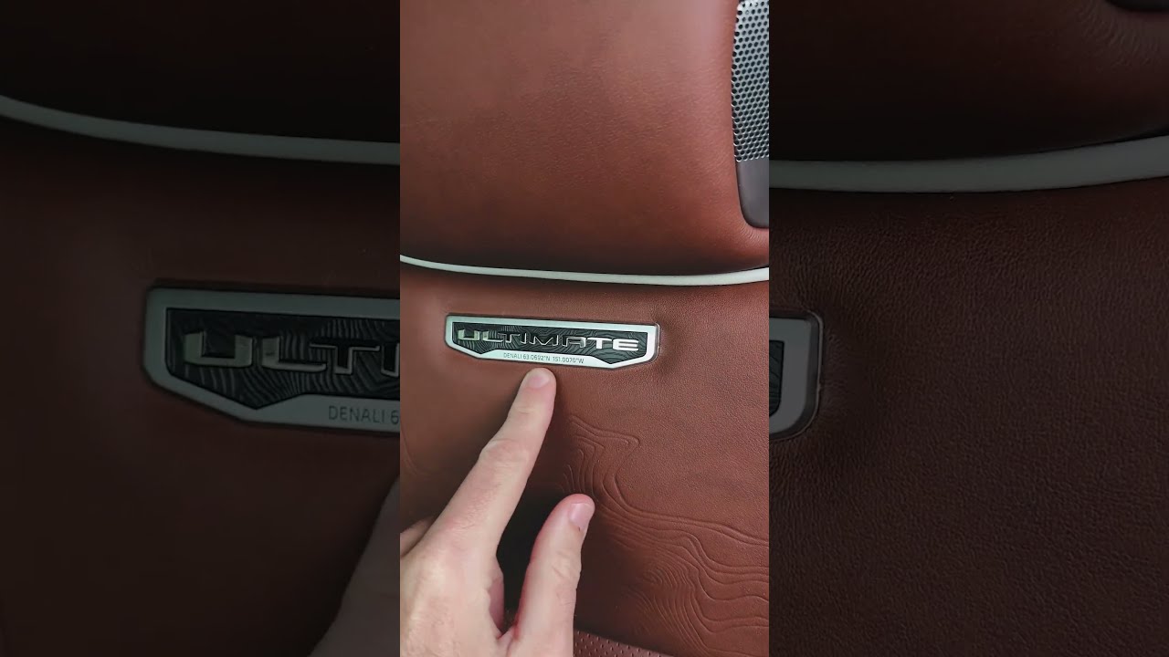 2023 Yukon Denali Ultimate Gorgeous Luxury Interior 