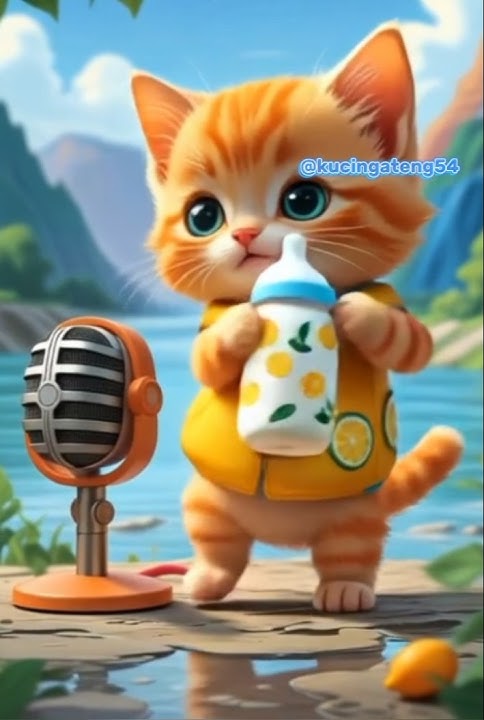 Kucing lucu nyanyi mana dimana anak kambing Saya #kucing #kucinglucu #kucingnyanyi #meong #cute