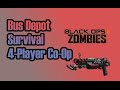 Black Ops 2 Zombies Bus Depot Survival 4 Player Gameplay XBOX 360