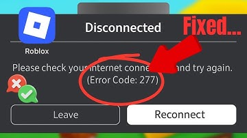 Fix Roblox Disconnected Error Code 277 | Internet Connection Problem Solved (2025)