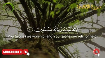 سورة الفاتحة // تلاوة هادئة تريح القلب و النفس - Surah Al-Fatihah // (قراءة قرآن مؤثرة جدا)