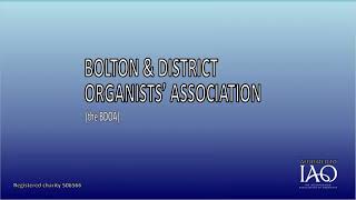 Bolton & District Organists' Association