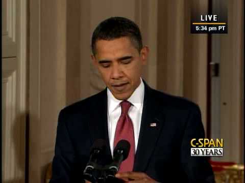 Pres. Obama's First Press Conference