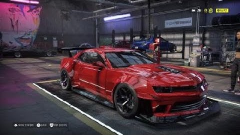Need for Speed Heat : Chevrolet camaro z28 customization